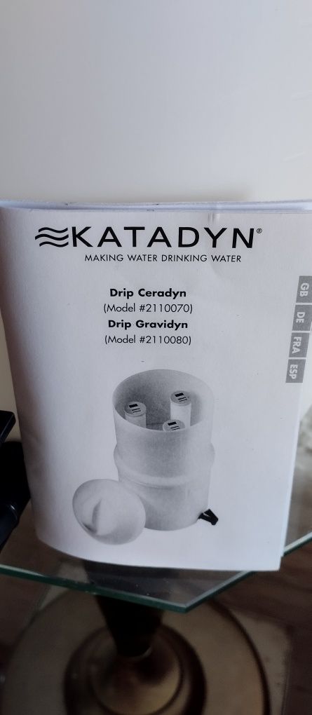 Katadyn Drip Creadyn Катадин фильтр для води.