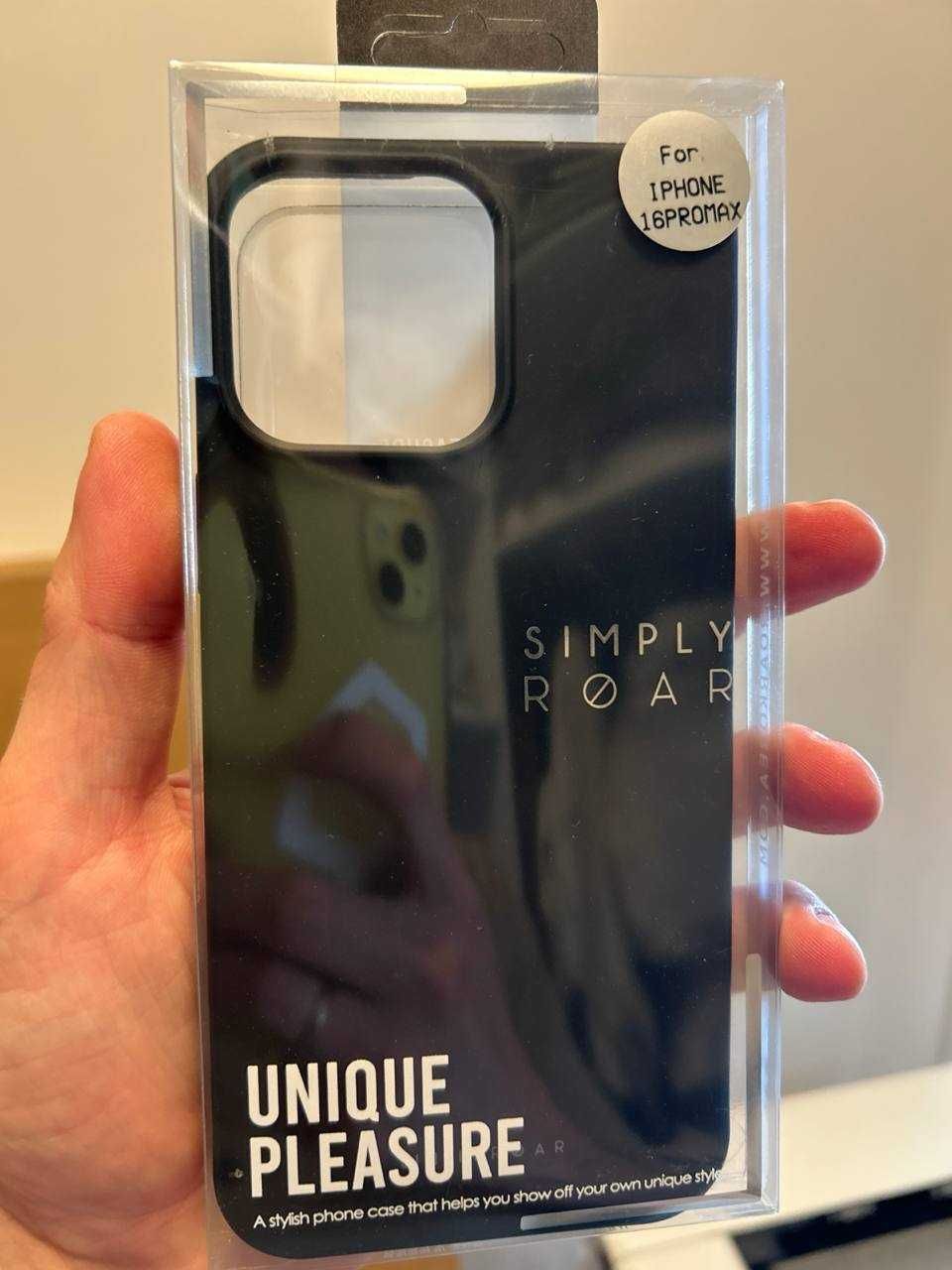 Nowe etui Simply Roar „Unique Pleasure” do iPhone 16 Pro Max – czarne