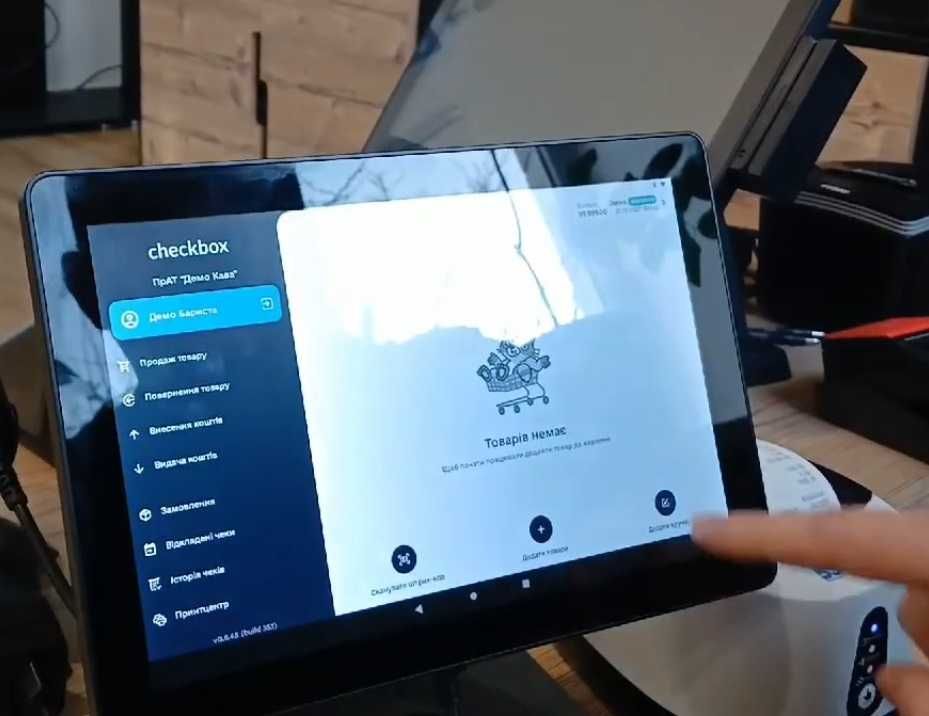POS терминал для магазина ПРРО Sunmi D3 Mini та iMin S чек 58мм NFC QR
