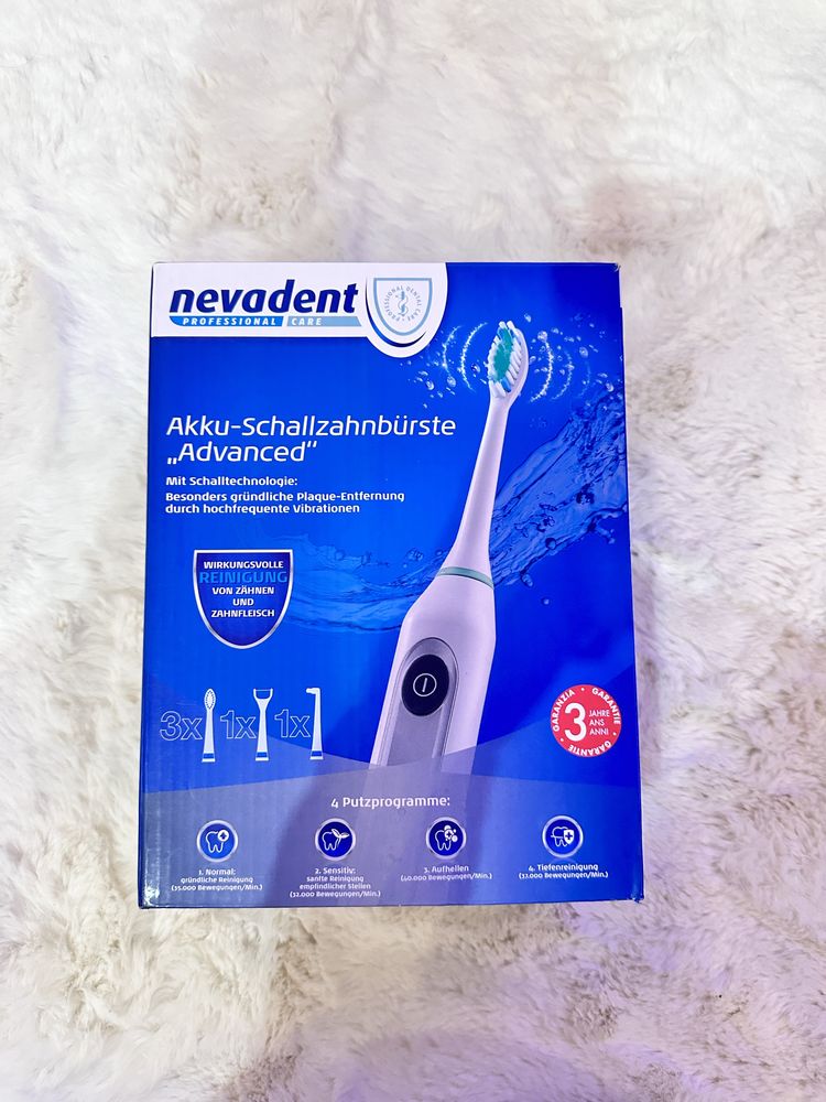 Акумуляторна зубна щітка NEVADENT NSZB 3.7 C4 3в1