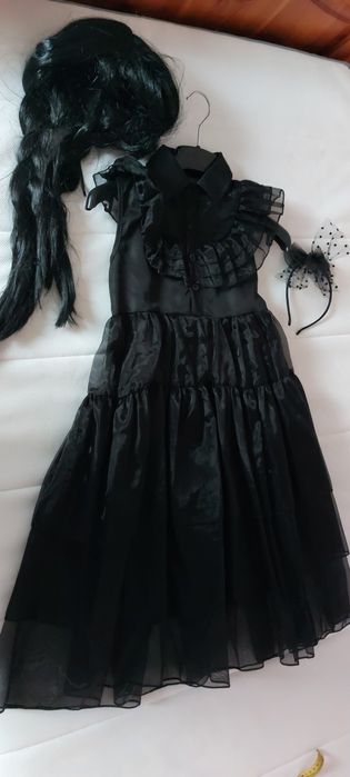 Strój Wednesday Addams 140 zestaw