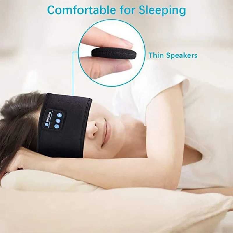 Tapa Olhos Máscara De Dormir C/ Fones Bluetooth