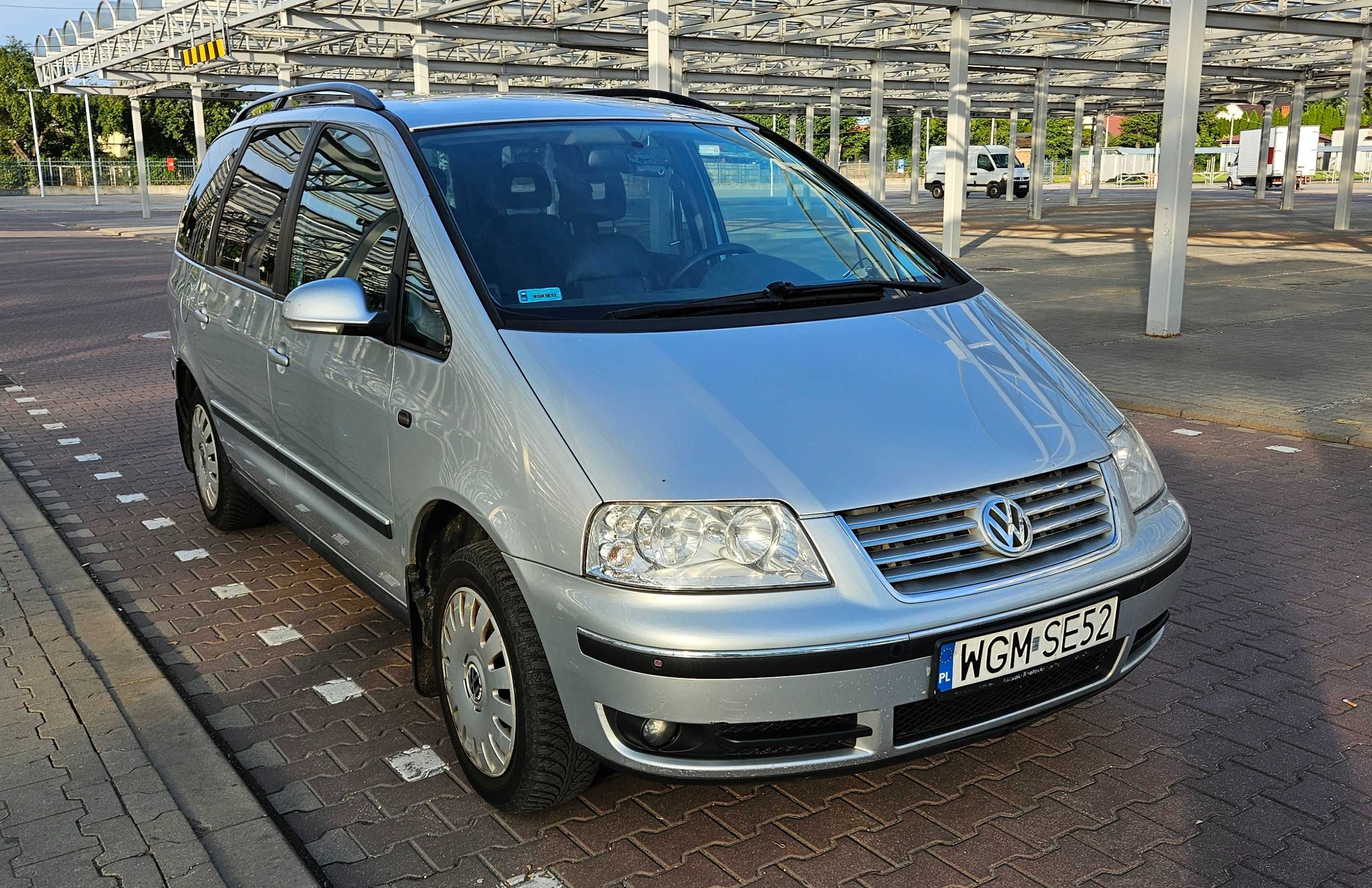 VW Sharan 2.0 TDI, polski salon, skóry, pierwszy prywatny właściciel