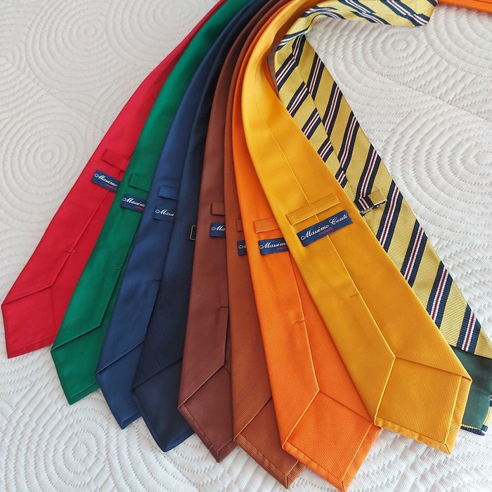 Gravata Nova em Seda Massimo Conti