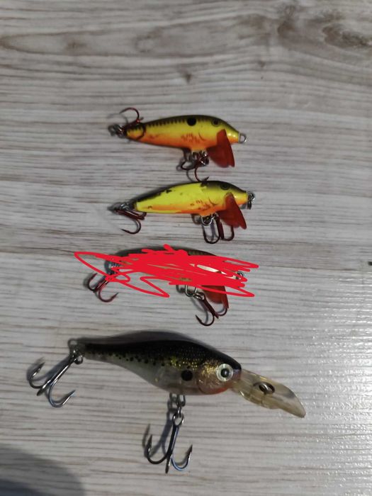 Zestaw woblerów rapala (modele stare)