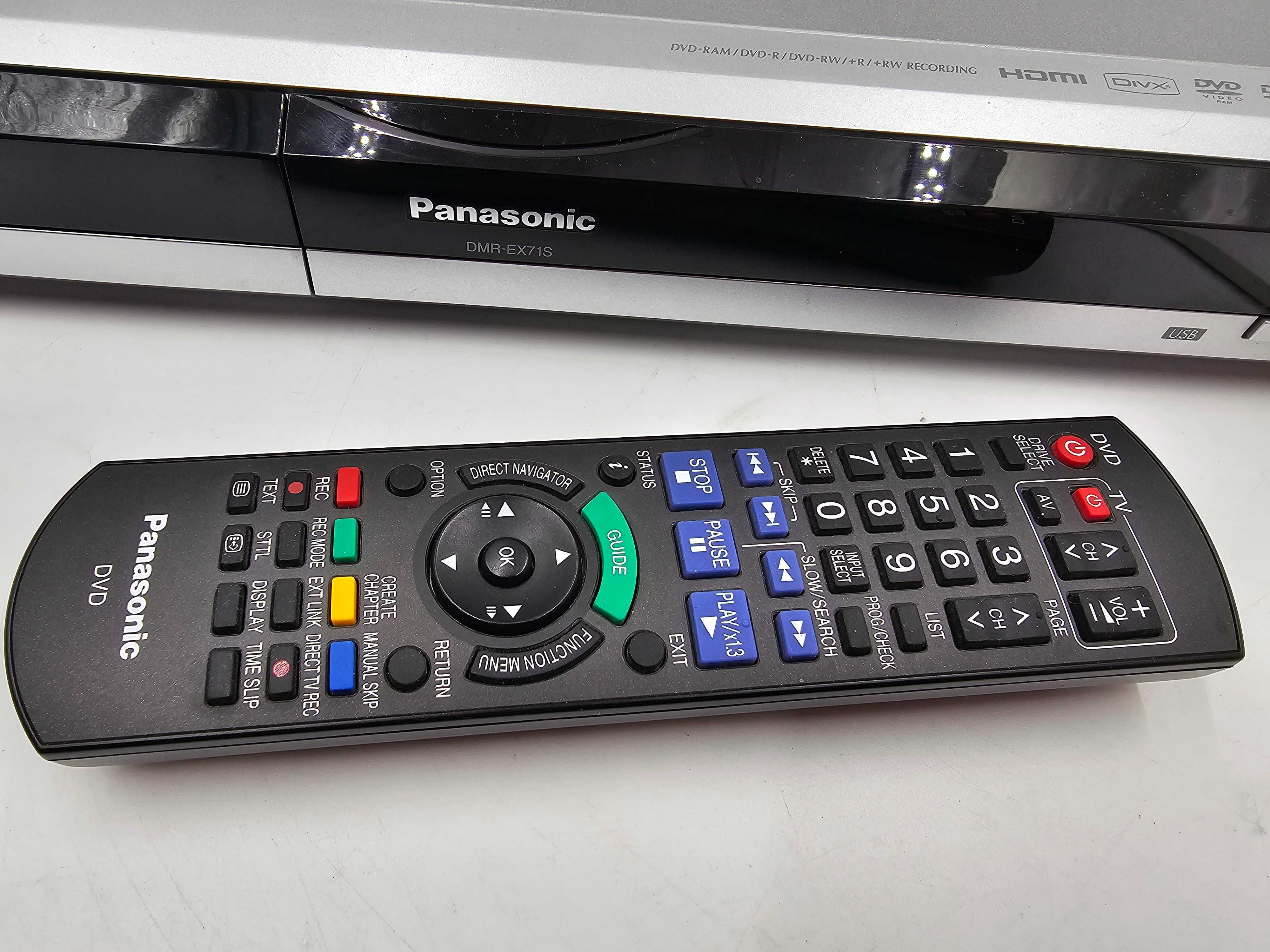 Panasonic DMR-EX71S nagrywarka DVD HDD z HDMI i tunerem DVB-S