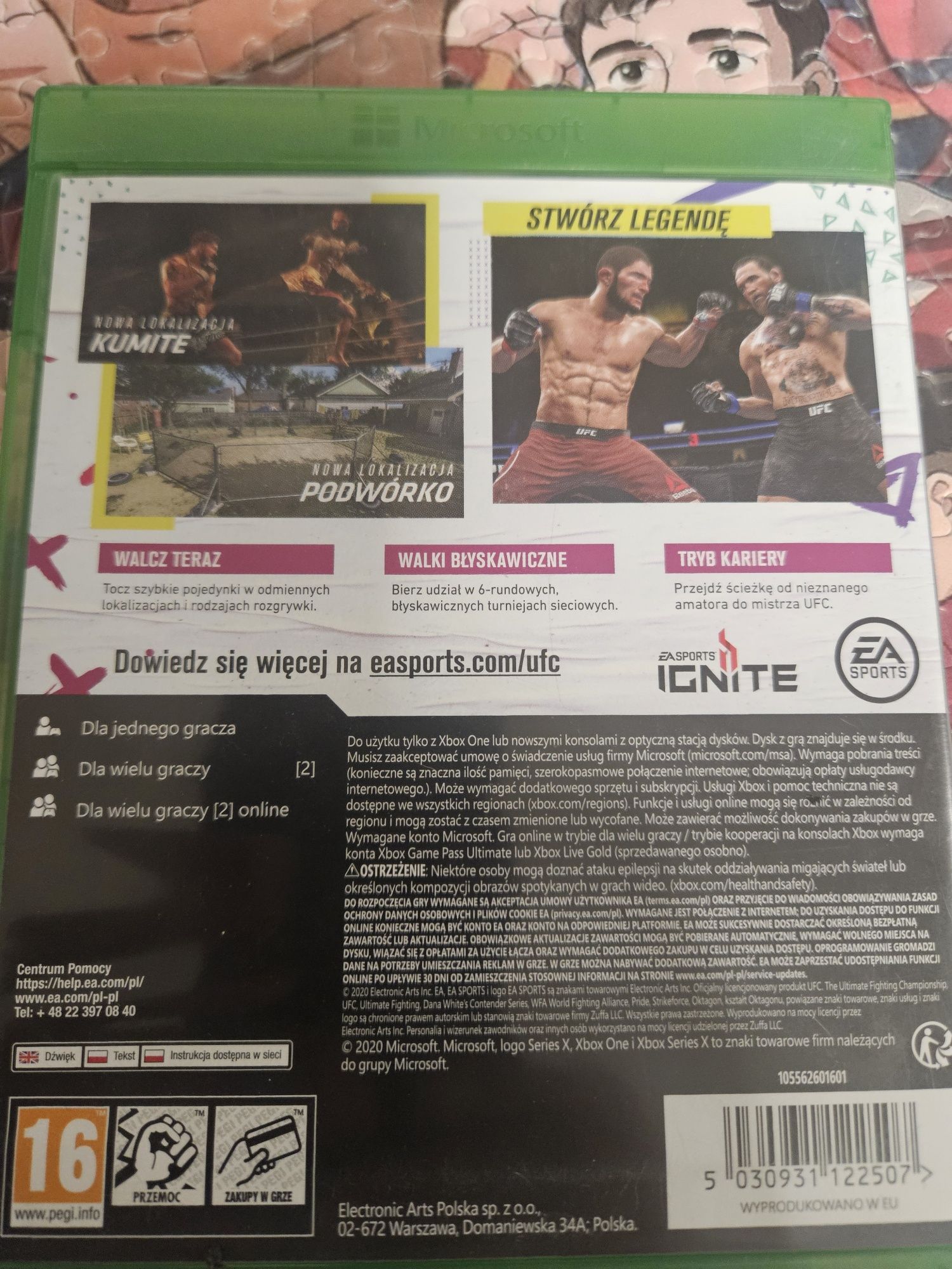 Ufc 4 na xbox one / series x