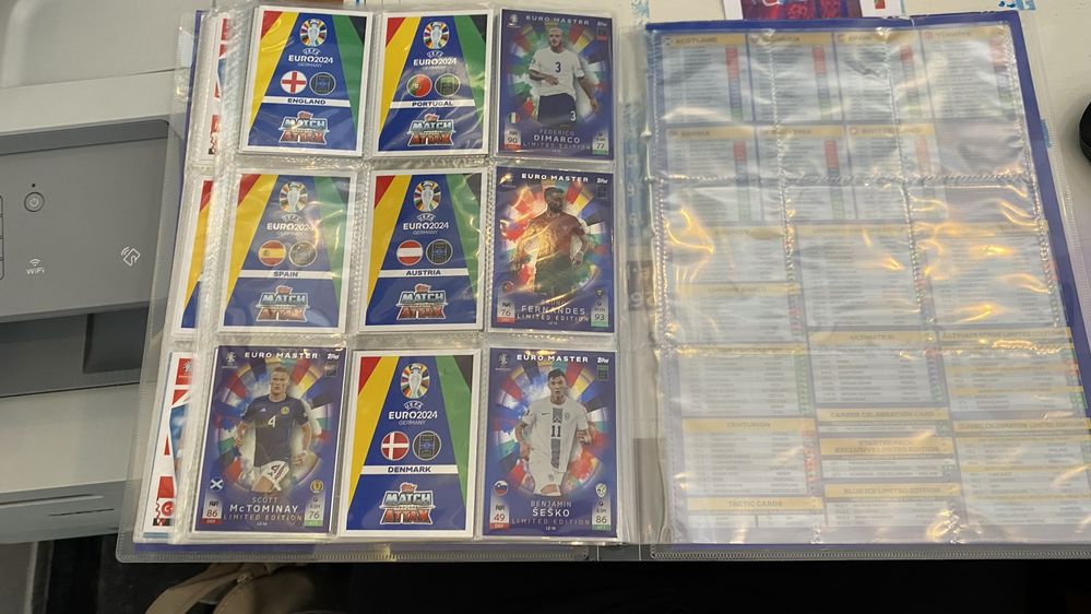 Caderneta TOPPS Match Attax Euro 2024 para venda