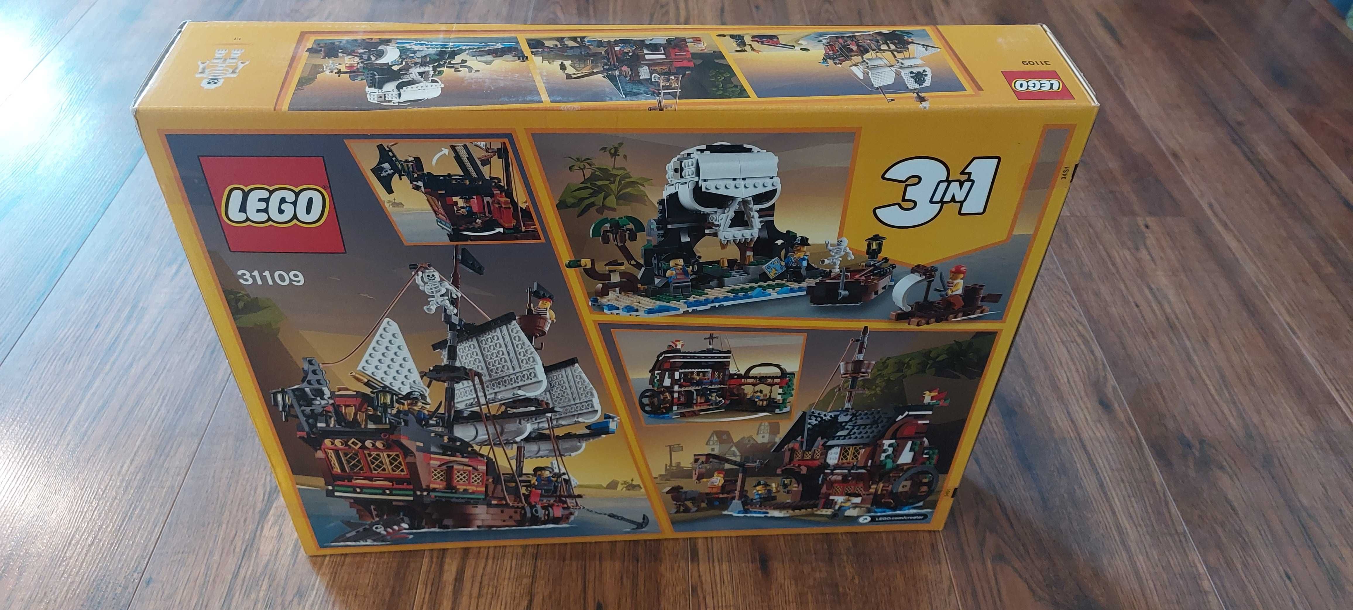 Nowe Klocki LEGO Creator 3w1 Statek Piracki nr 31109