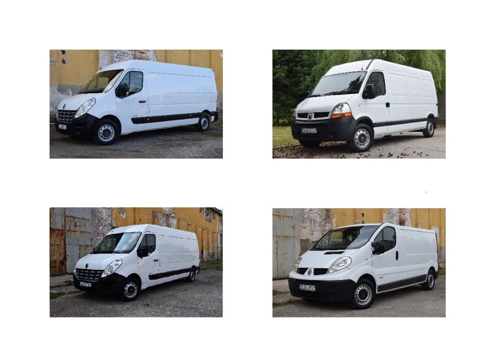 WYPOŻYCZalnia Busów i Autolawet Kat. B TRAFIC LONG Wynajem BUSA