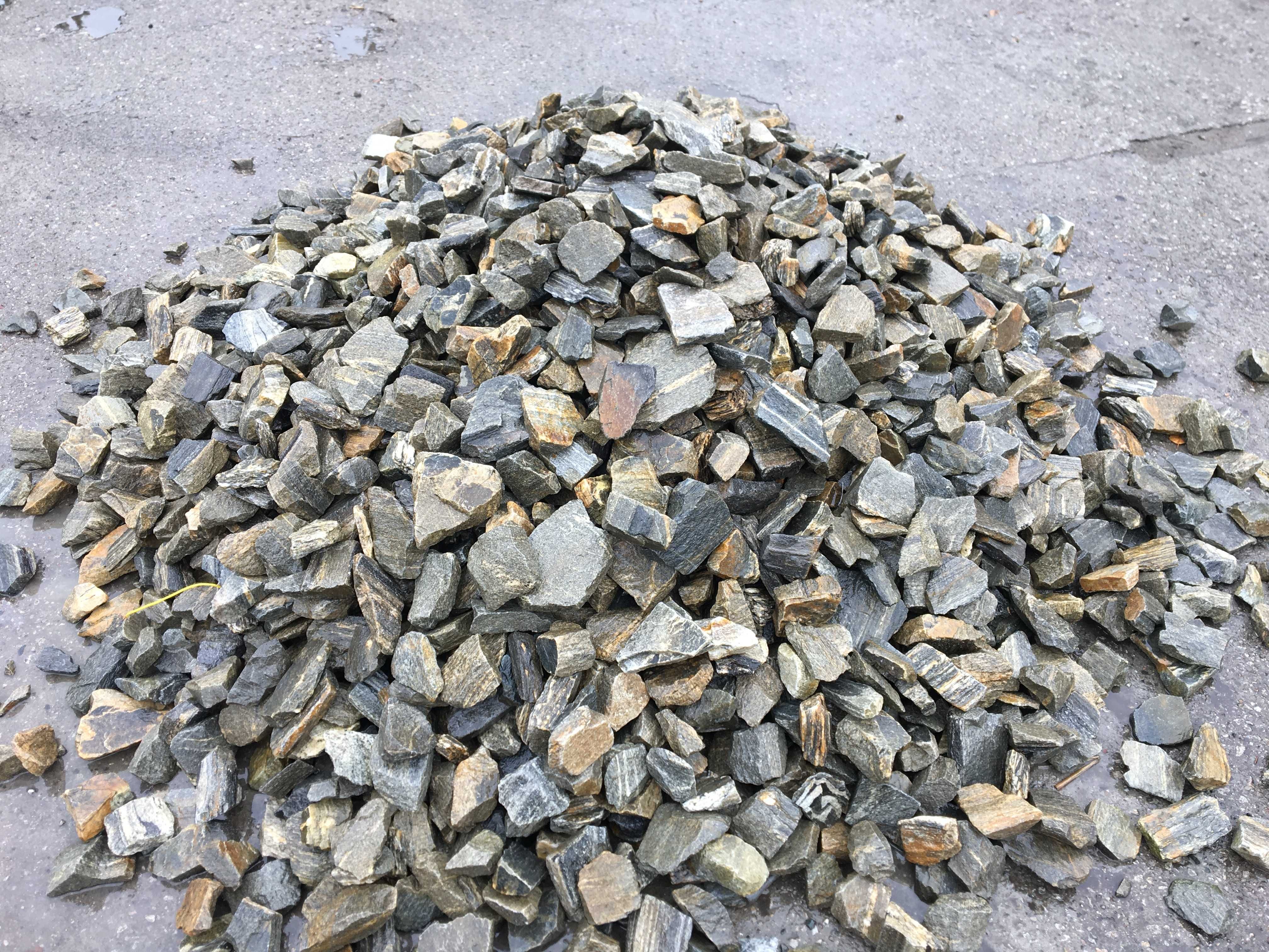 Kora kamienna gnejs łupek drzewiasty kamień do gabionów 63-150mm