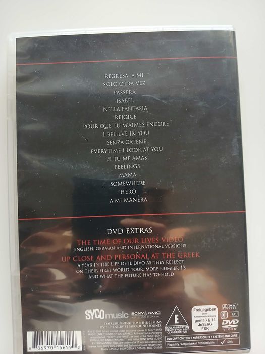 DVD- IL DIVO ao vivo