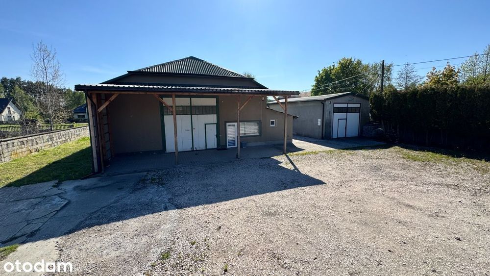 Magazyn hala garaż na działce 1600m² Góra Kalwaria