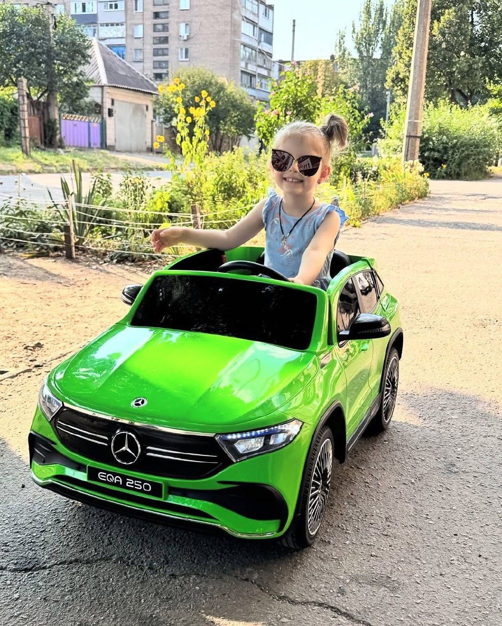Детский электромобиль Mercedes дитячий на 4 Мотори Пуль, USB колесаEVA