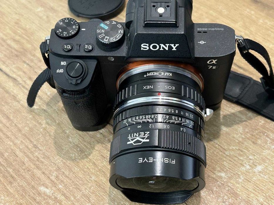 Aparat cyfrowy Sony Alpha II 24MPX  3x akumulator  ładowarka