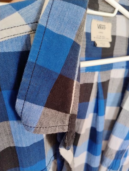 Koszula męska róż L vans