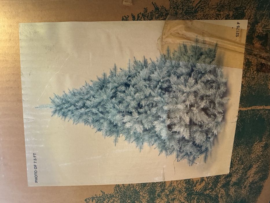 Arvore de Natal efeito neve