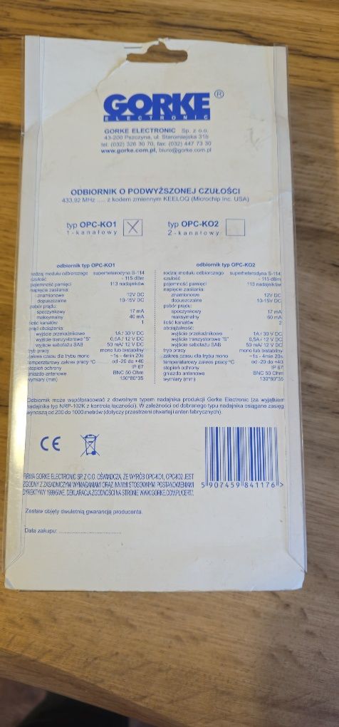 Odbiornik o podwyższonej czułości