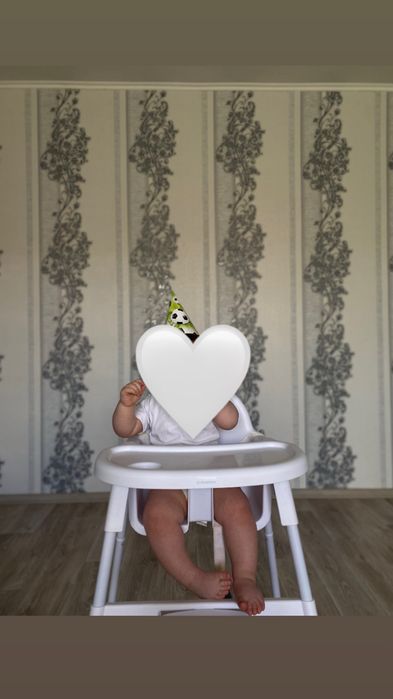 Стільчик для годування 2 в 1 Kikka boo Jammy White