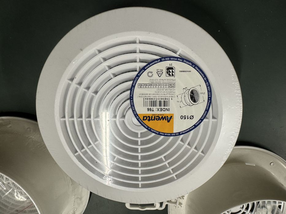 Kratki wentylacyjne 150mm 5 szt.