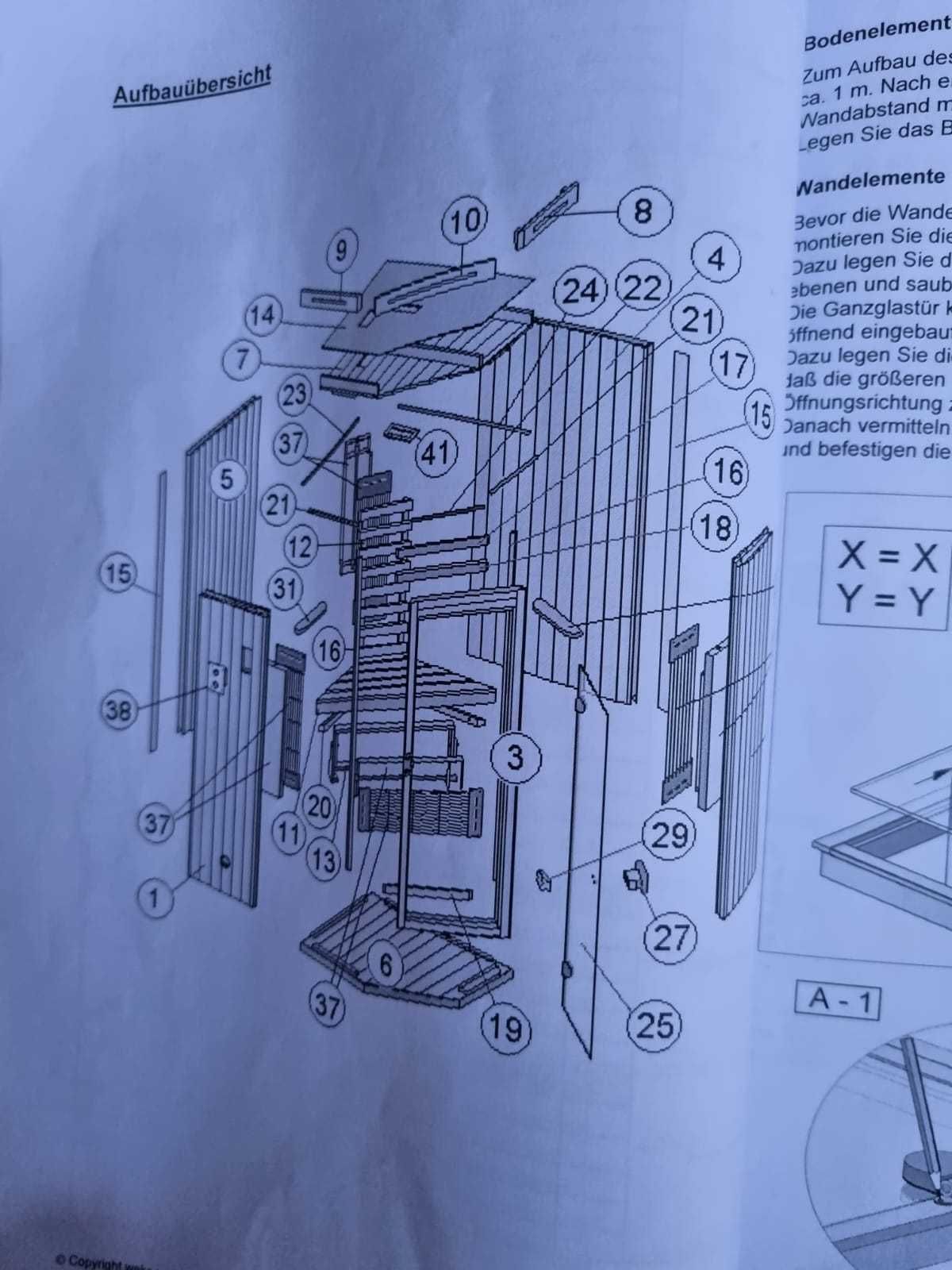 sauna kabina narożna grzejace scianki ławka oparcie oswietlenie