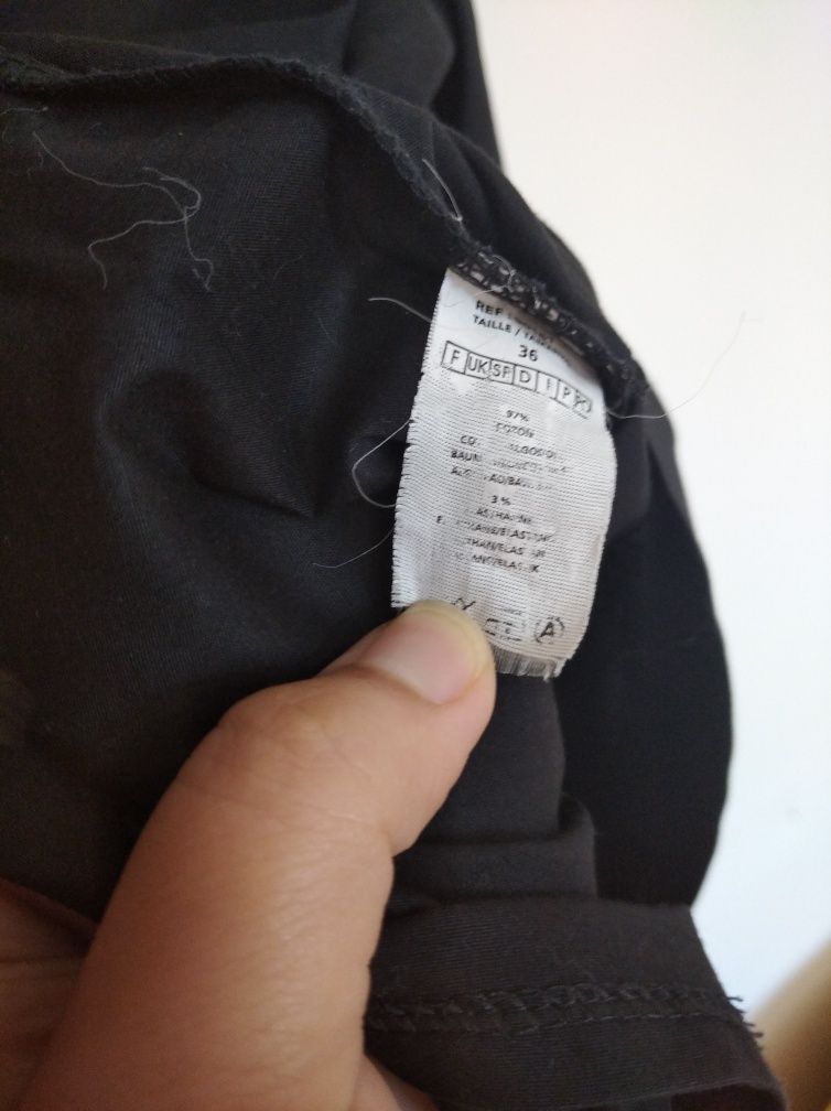 Camisa preta tamanho 36
