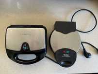 Toster + gofrownica philips tefal zestaw komplet