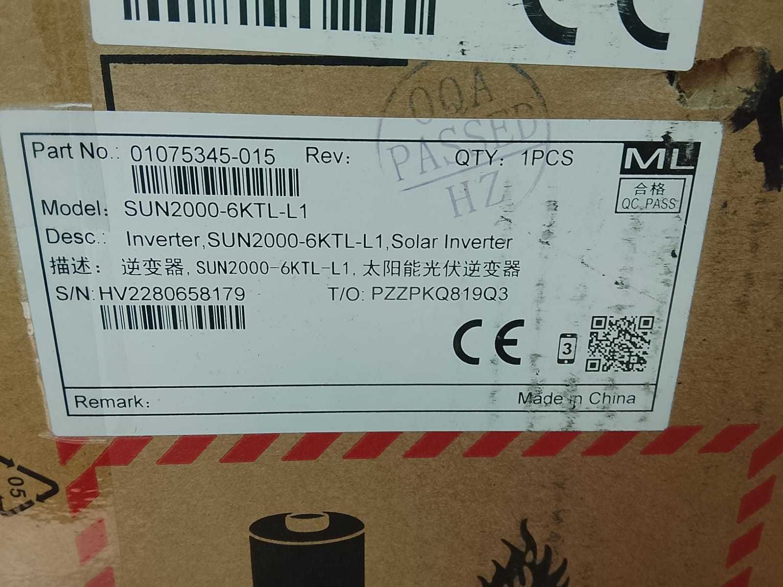 Inversor Huawei Sun2000 6KTL-L1 + Medidor
