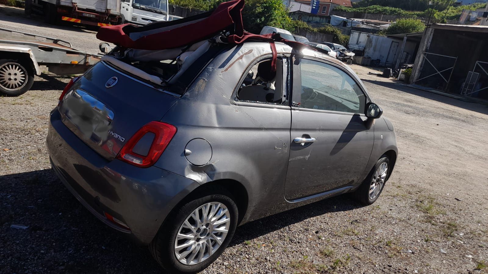 Sucata para peças Fiat 500 Híbrido 2023
