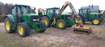 John Deere 6520 Kosiarka teleskop 7m mulczer do poboczy rowów, 5706h