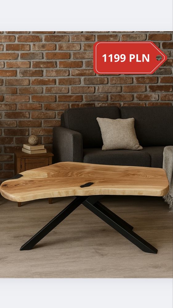 UNIKALNE Stoliki kawowe - handmade z litego drewna | DOSTĘPNE OD RĘKI