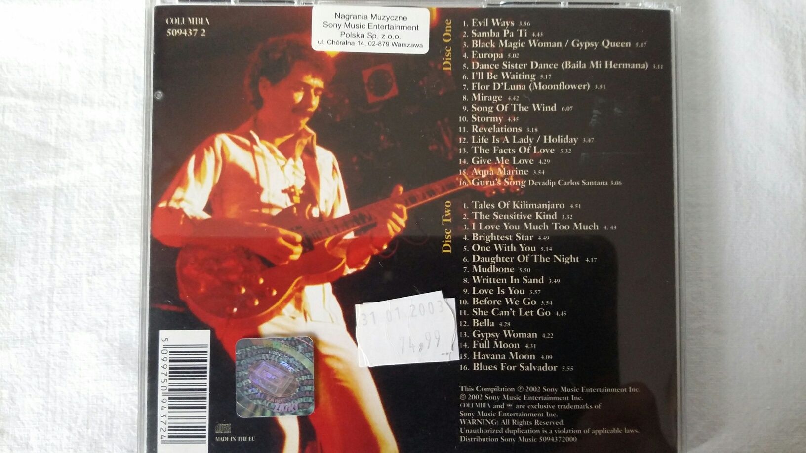 2x CD, Santana Sunrise, Bydgoszcz, Śródmieście