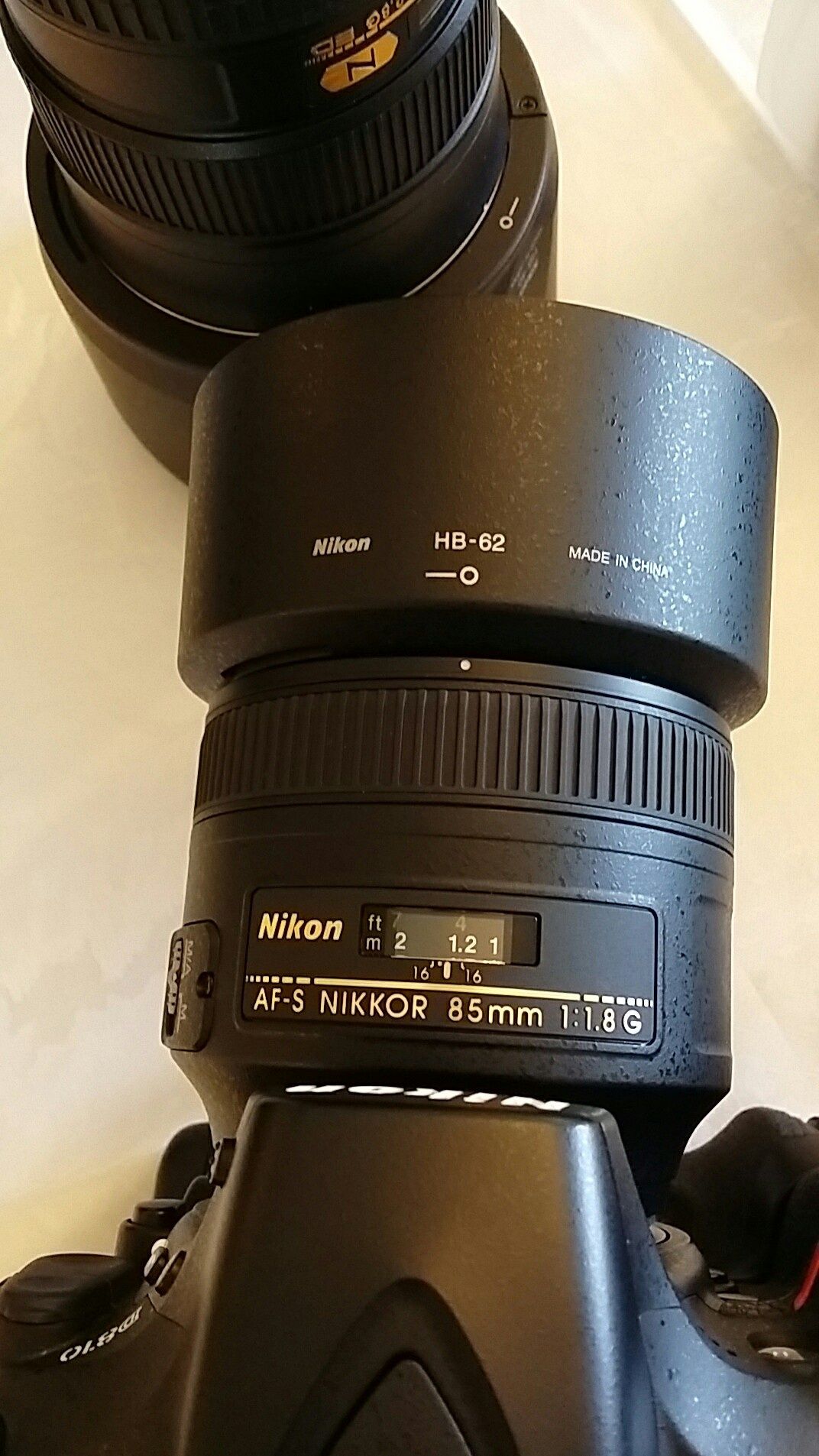 Nikon AF-S 85mm F1.8G, igual a nova.