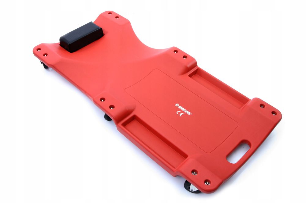 Leżanka Warsztatowa 6 Kołowa 36" Leżak Z Zagłówkiem Mocna Wózek