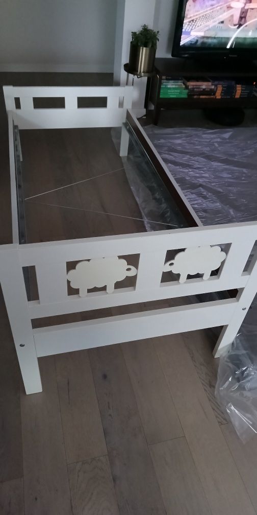 Łóżko dla dziecka Ikea kritter 70/160 + materac