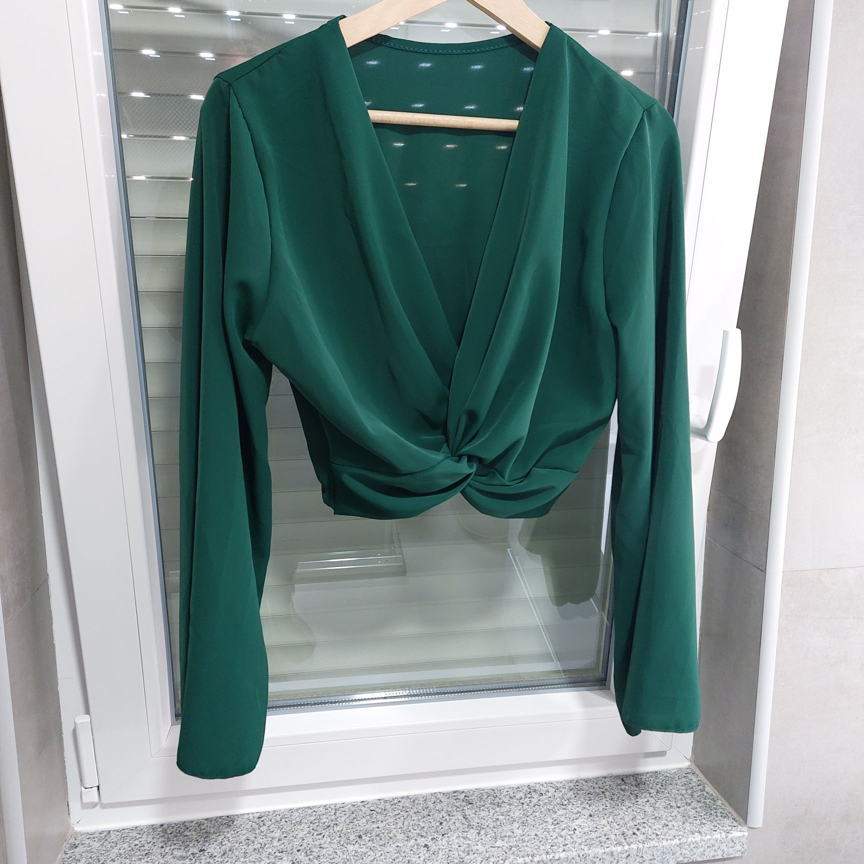 Top verde talha unica