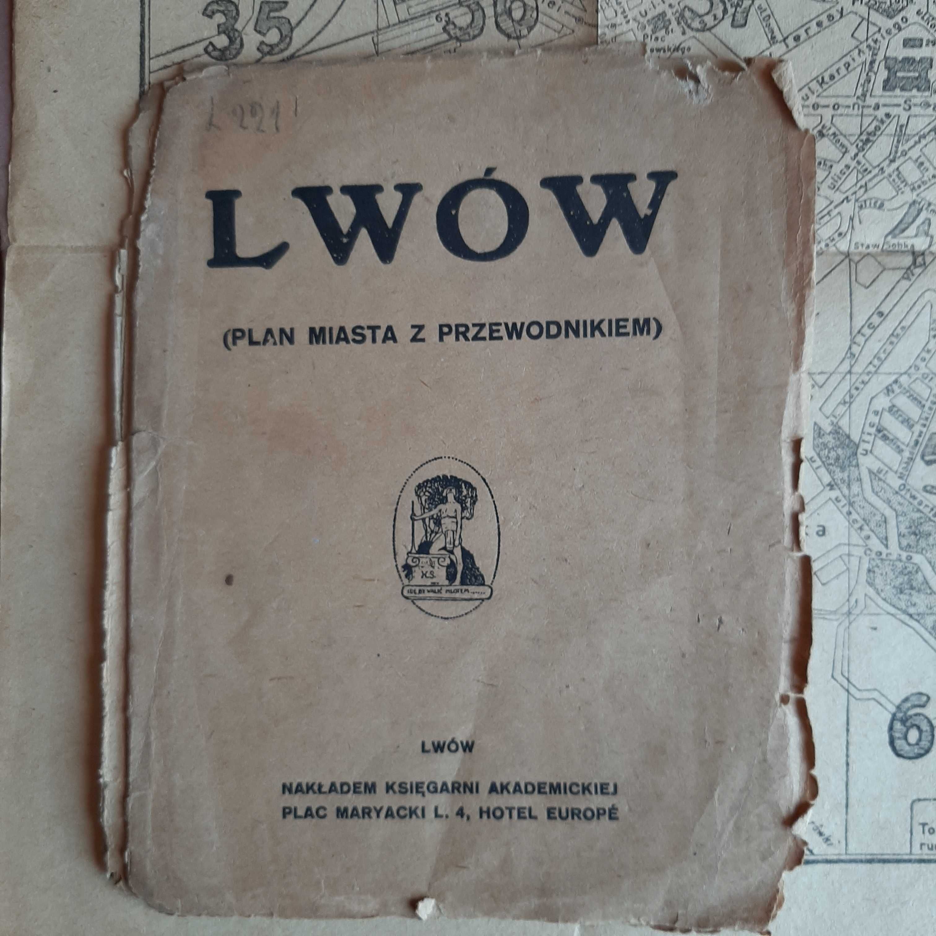 Jan Gieryński 'Lwów nieznany' + Plany Lwowa z komentarzami 1921 r.