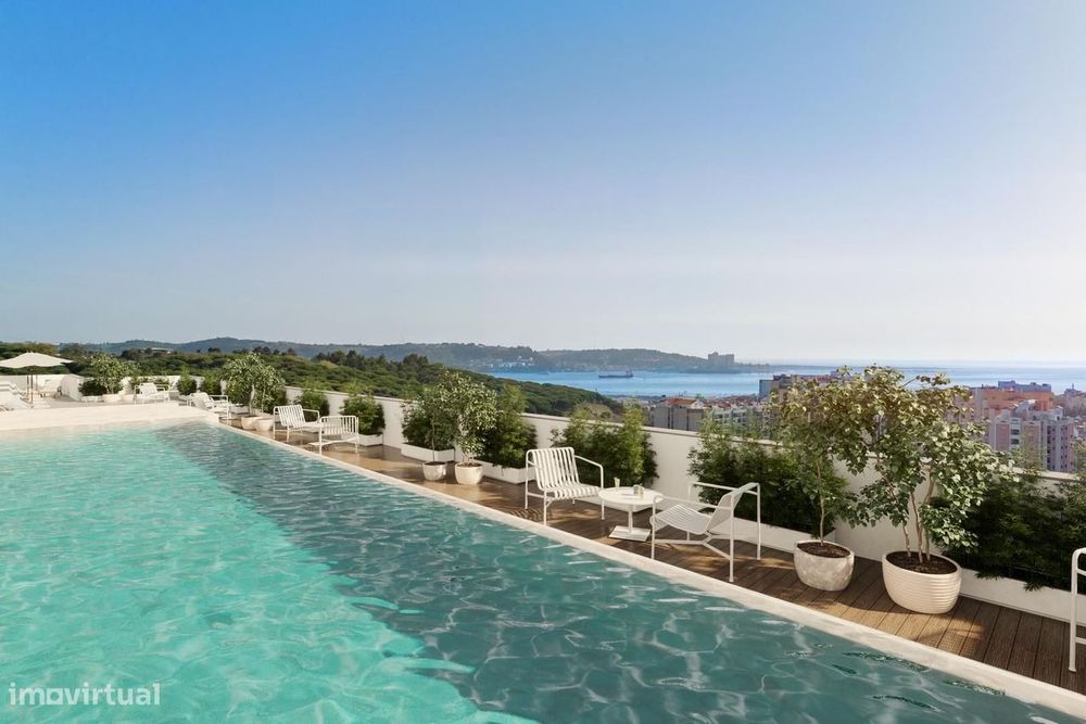 Apartamento T4 com piscina, Miraflores, Oeiras