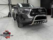 Orurowanie Toyota Hilux Kły Baranek niskie Grill Chrom Stal Nierdzewna