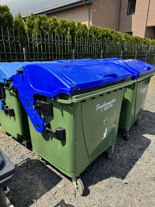 Контейнер для сміття 1100л. Бак для сміття. Євроконтейнер для сміття
