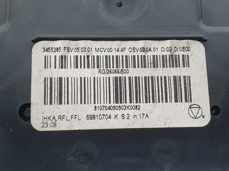 Comando chauffage / sofagem MINI Mini (R56)