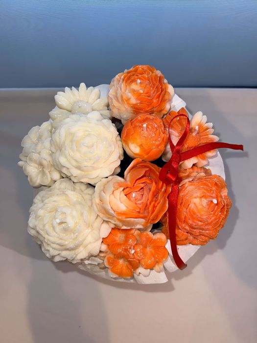 Kwiatowe bukiety ze świec