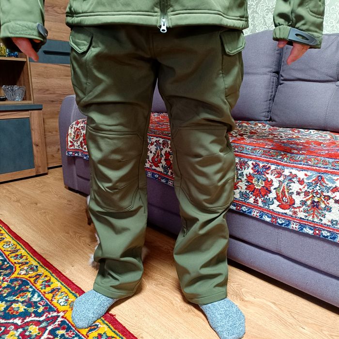 Костюм демісезонний софтше SoftShell олива куртка штани XL