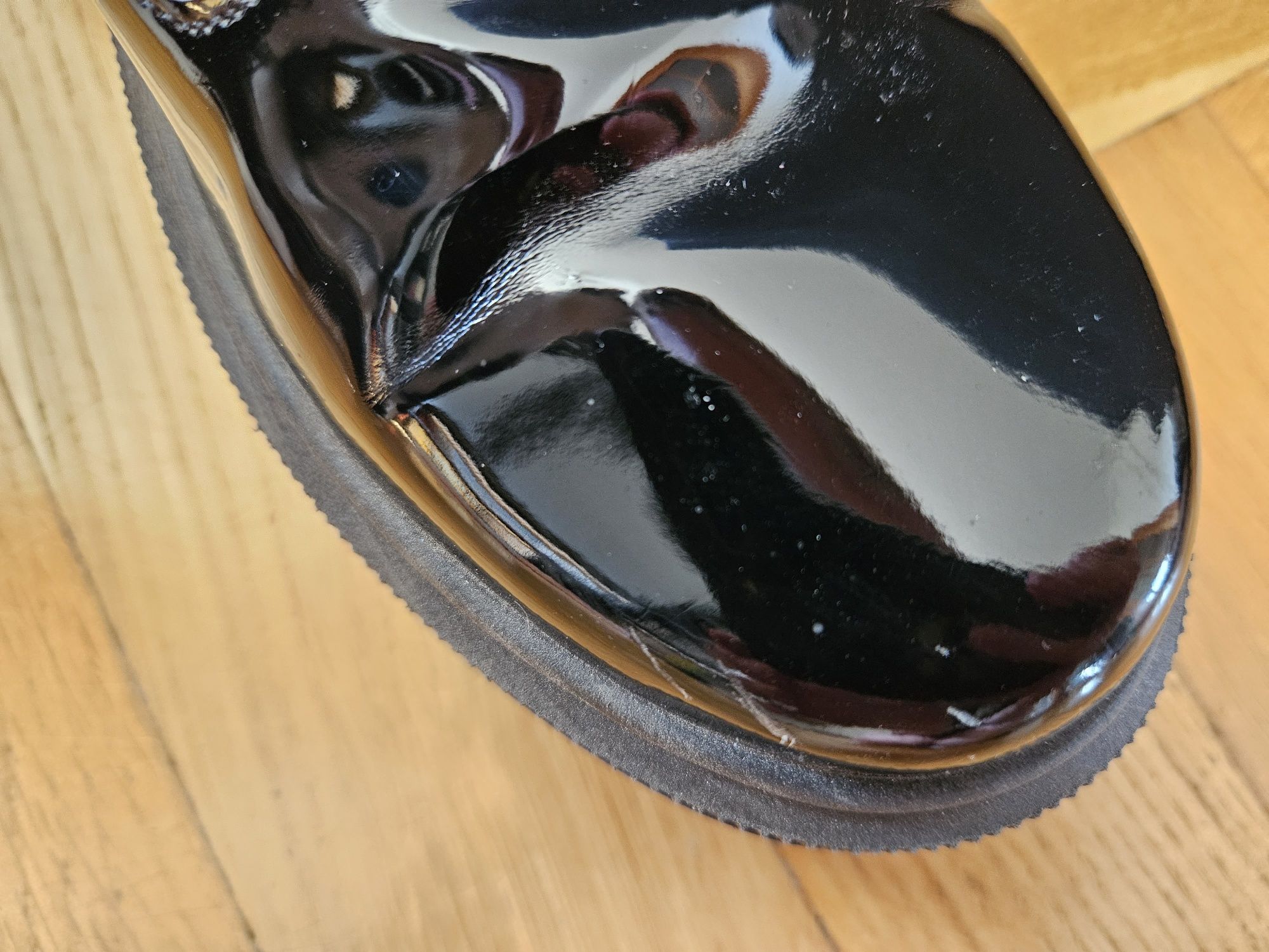 buty Altercore czarne lakierki rozmiar 39