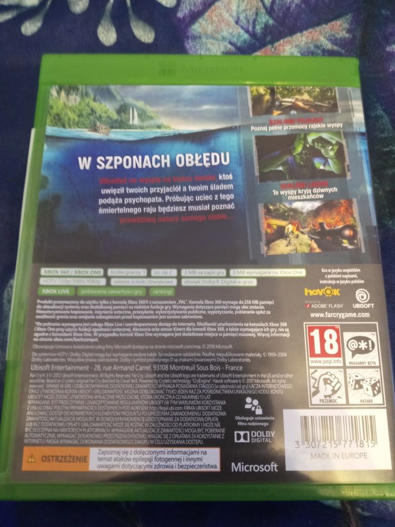 FarCry 3 gra Xbox One i Xbox 360