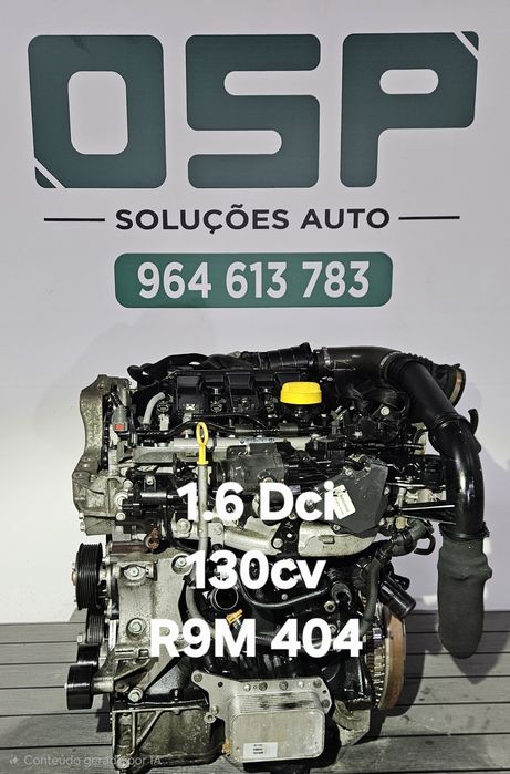 Motor 1.6 Dci 130cv ref. M9R 404