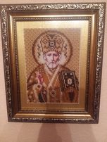 Иконы чешским бисером.