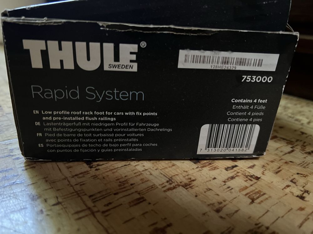 Thule Rapid System 75300 + WingBar + Suporte Bicicleta