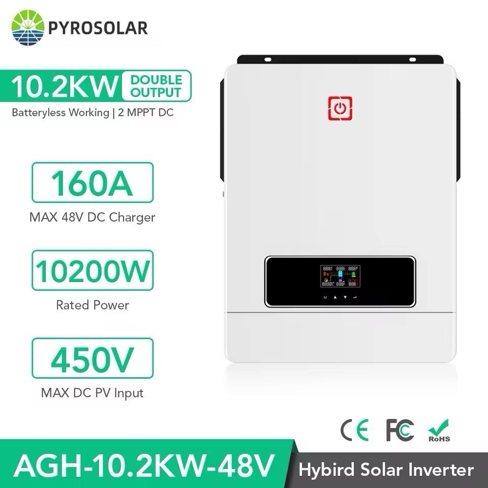 Гібридний інвертор 10кВт NEXT. PYROSOLAR 10,2 kW 48V