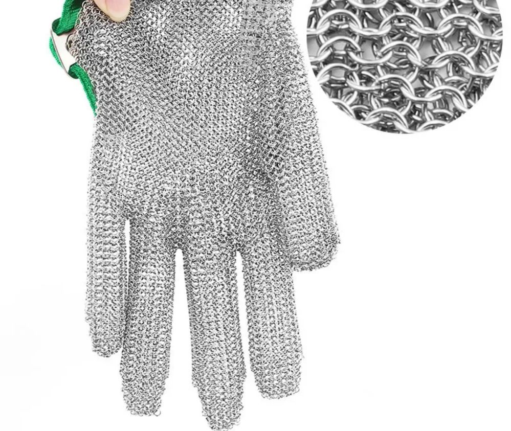 Кольчужна рукавичка з нержавіючої сталі (кольчужная перчатка из нерж)